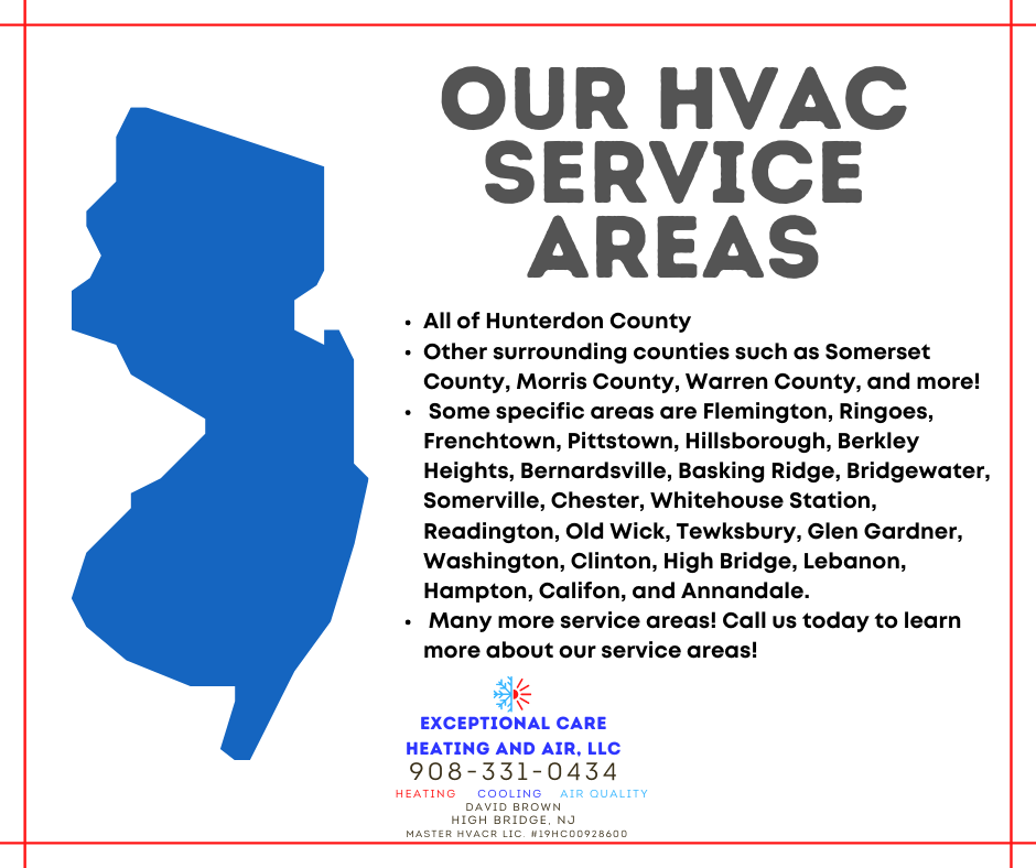 Our HVAC services are located in New Jersey 